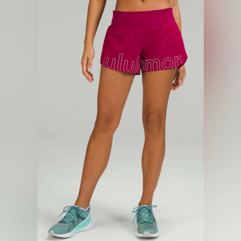 Solddon’t  buy -Lululemon Speed Up Mid-Rise Lined 4" *Graphic - Picture 3 of 5